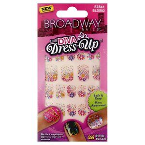 Broadway Little Diva Dress-Up Nail Decals